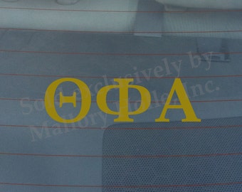 Officially Licensed Theta Phi Alpha 8" x 3" Bumper Sticker / Window Decal