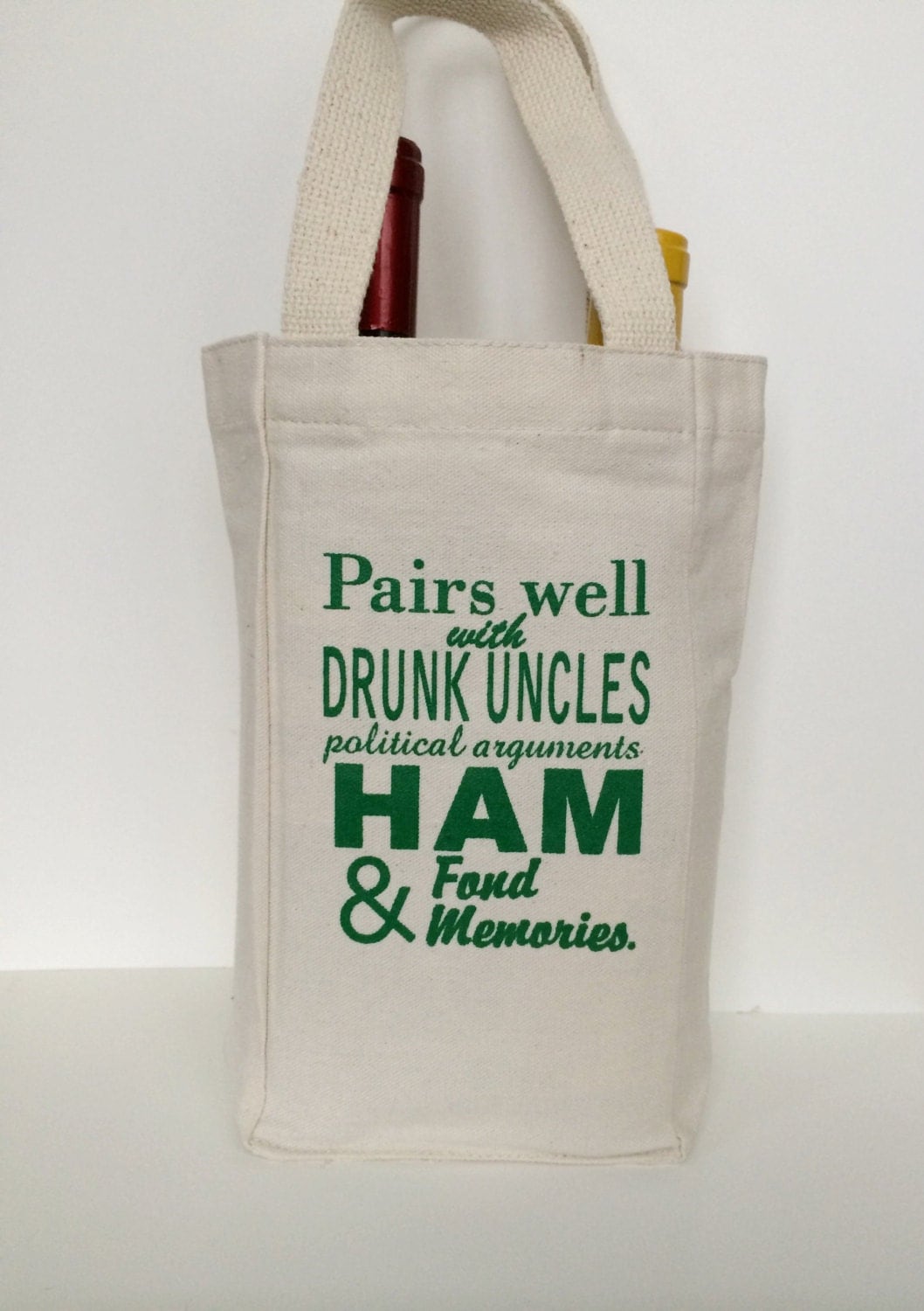 funny wine gift bags