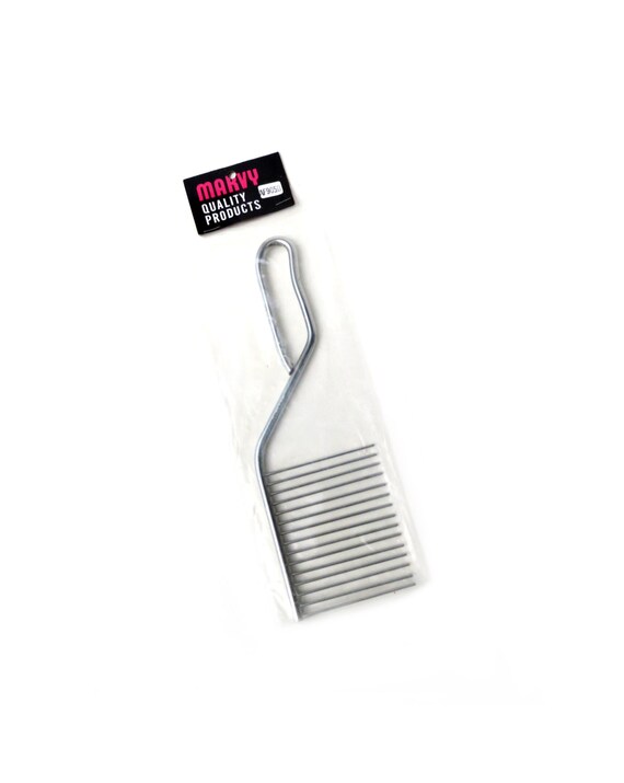 c1960s NOS Afro Pick Rake AllMetal Cake Cutter Breaker