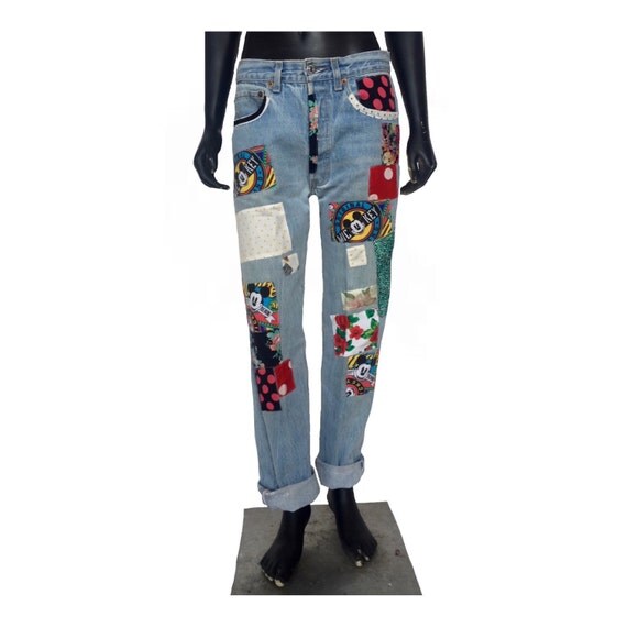 mickey mouse levi jeans