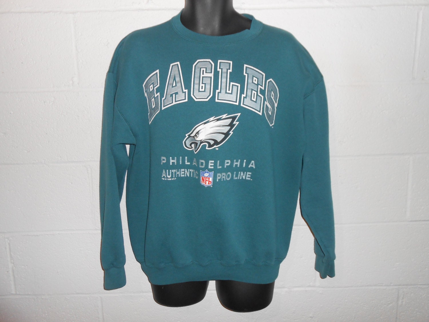 vintage philadelphia eagles crewneck sweatshirt