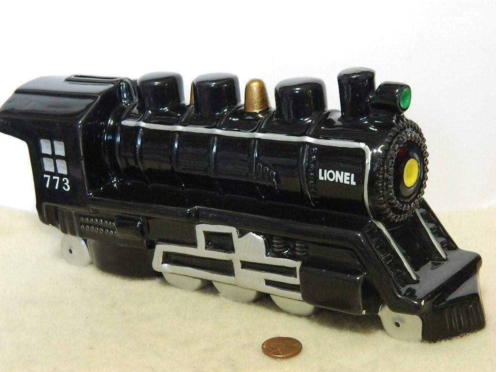 Lionel Coin Bank by fivedaughtersvintage on Etsy