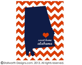 Items similar to Auburn "Home is Where the Tigers Are" Instant Download ...