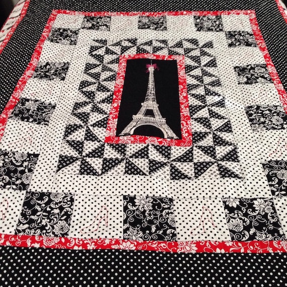 Eiffel Tower Paris Quilt