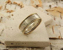 mens runic gold wedding rings