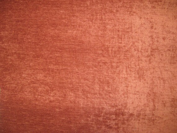 Rust Colored Chenille Upholstery Fabric by TheFabricAsylum on Etsy