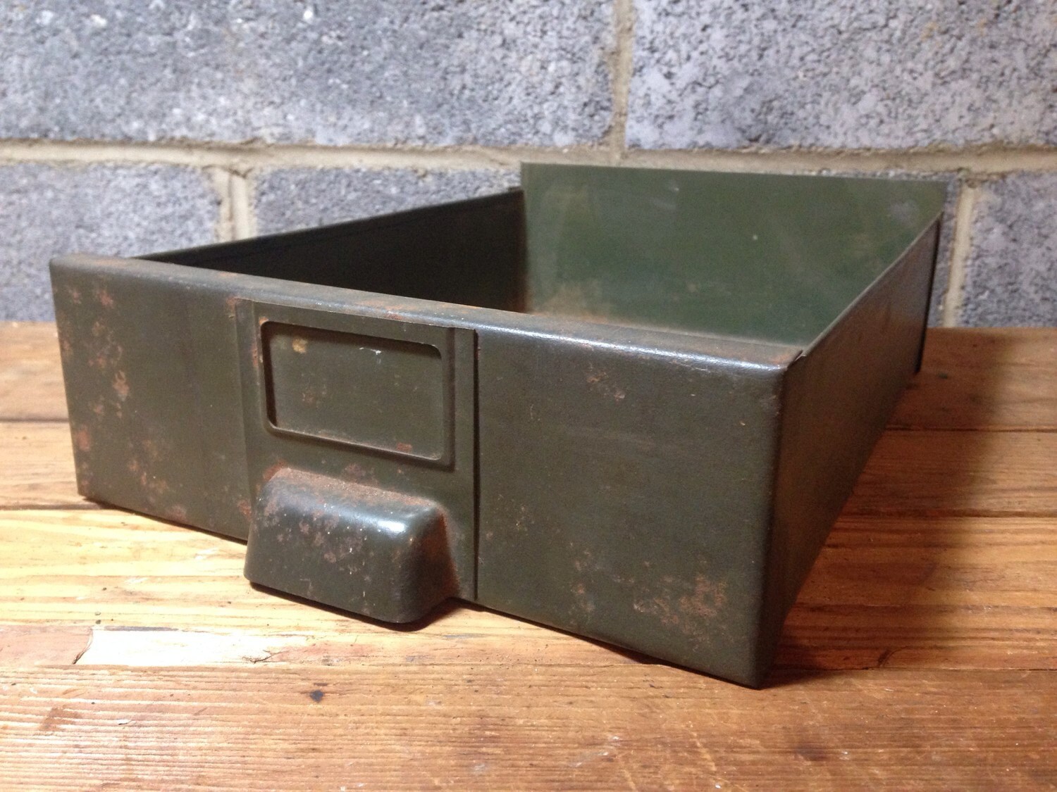 Antique Hobart Storage Drawer vintage basket for jewelry, display