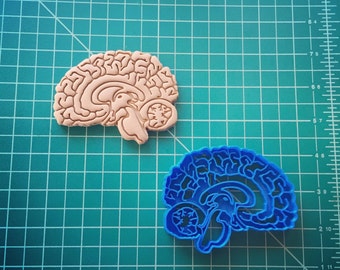 Brain Cookie Cutter 3D Printed