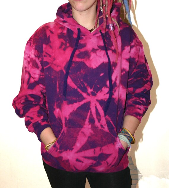 tie dye purple sweatshirt