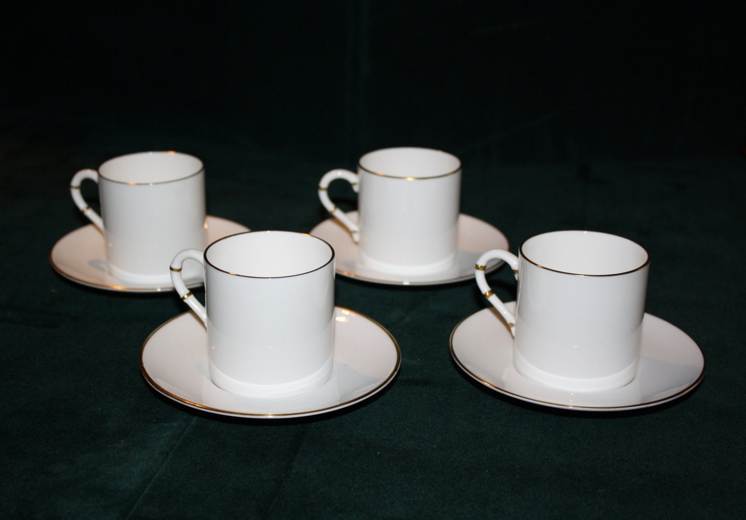 Bone China After Dinner Coffee Cups Set Of 4 Plus Bonus