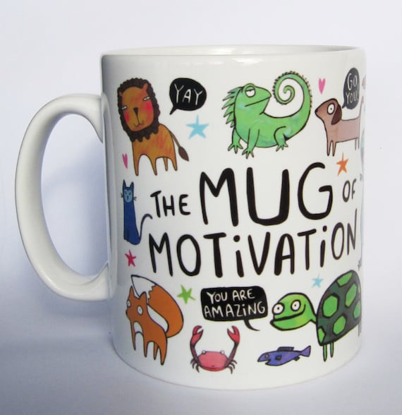 mug of motivation, etsy finds