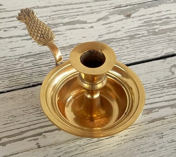 Brass Pineapple Candle Holder Candle Stick Holder Pineapple