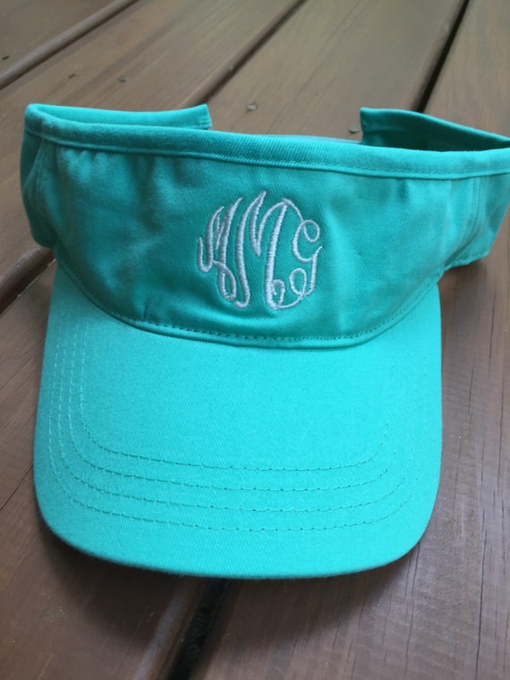 Monogrammed Tennis Visor Personalized Visor Tennis Gift