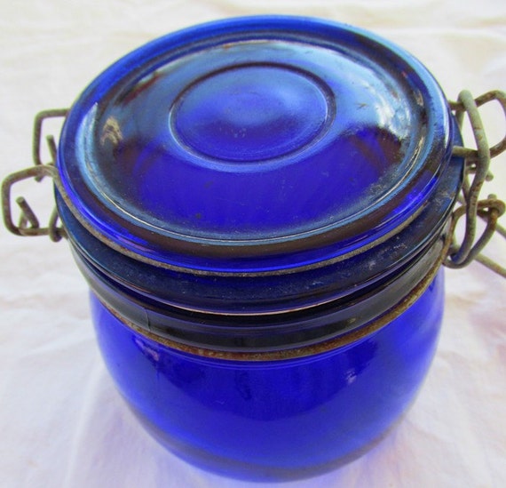 Canning or Storage Jar with Buckle Down Lid and Rubber by Tyseys