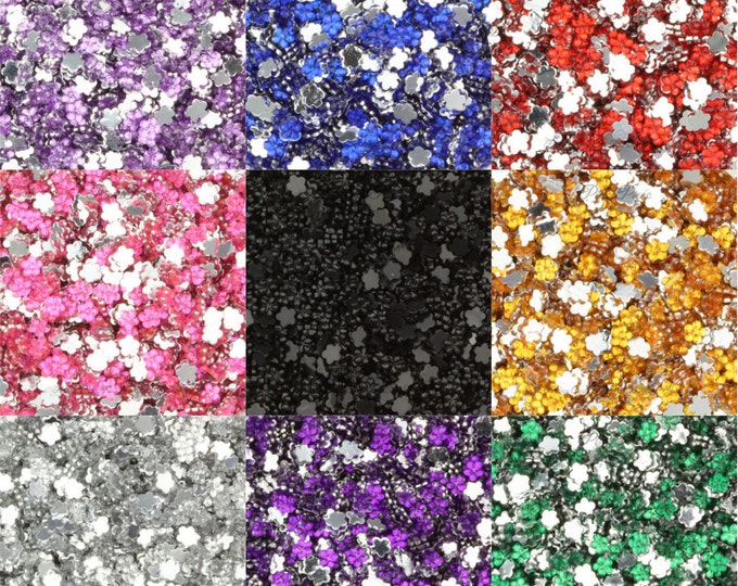 Light Purple Flower Rhinestone Gems Flat Back Face Art Nail Art Scrapbook Phone Decoration 3mm