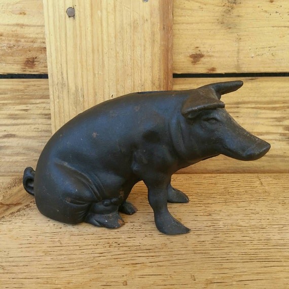 cast iron popeye piggy bank