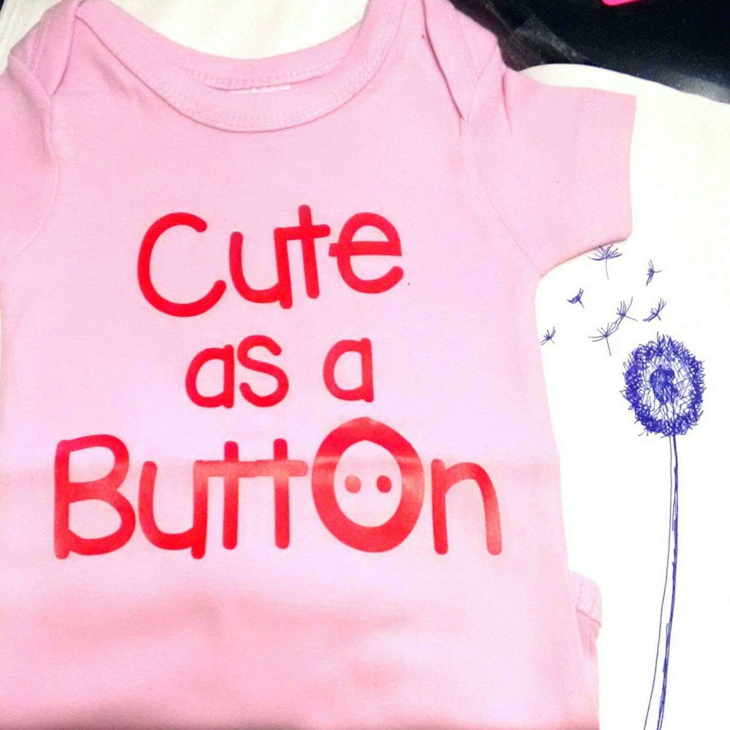 Cute as a Button Baby Clothing Adorable Baby by BabyApparels