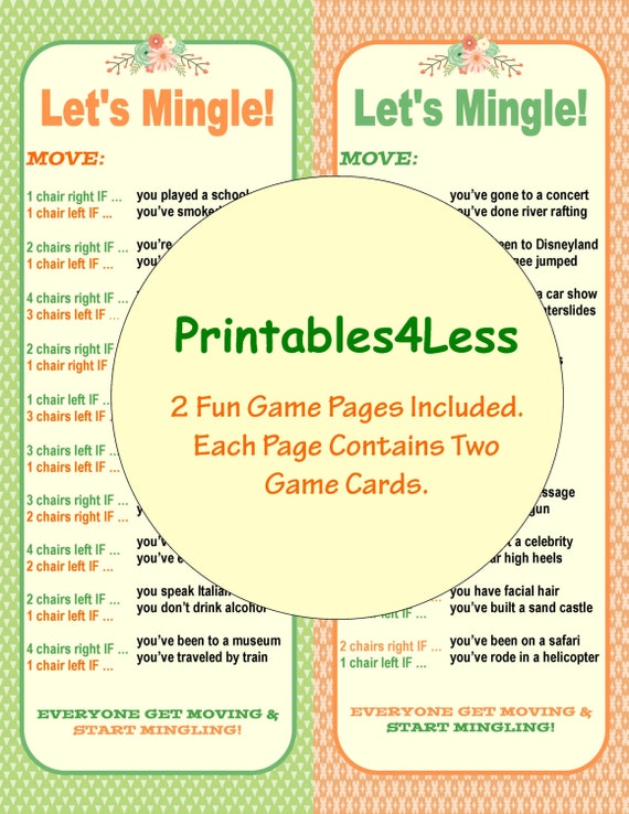 ice breaker game diy printable party game diy fun printable