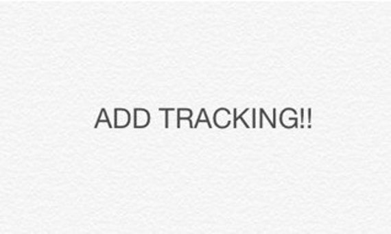 Add Tracking To Your Order by ReFoundNReFind on Etsy