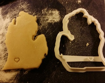 State and city custom cookie cutter personalized initials birthday gift