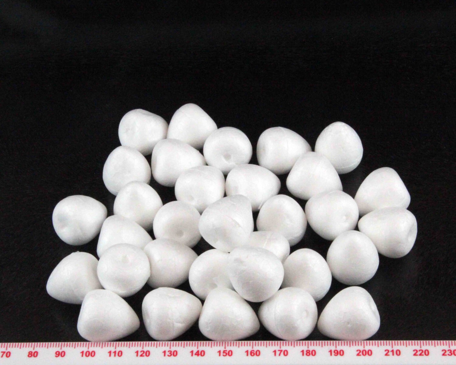20 Solid Polystyrene Styrofoam Small Rose Flower Bud Cone 26 x