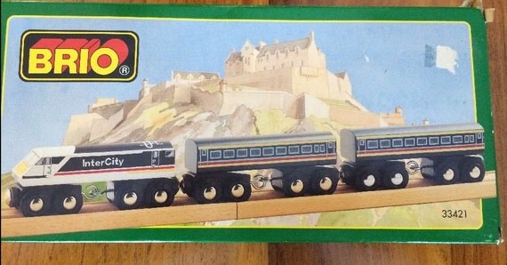 Vintage Brio Electric Intercity Train 33421 by GillyGee on Etsy