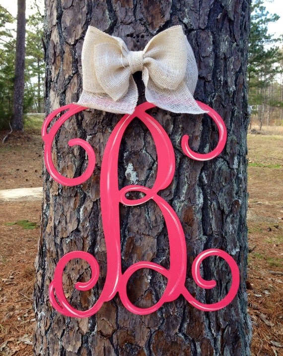 Monogram Initial Door HangerLetter B Door HangerInitial Wall