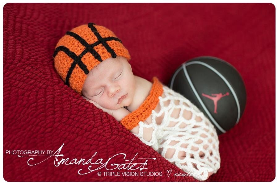 newborn basketball hat