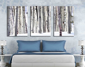 Forest Wall Art 3 panel canvas | etsy Forest Wall Art 3 panel canvas | etsy