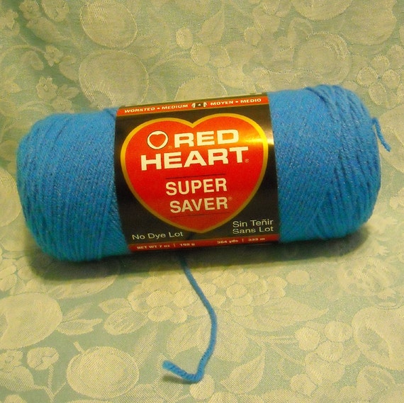 1 Skein Red Heart Super Saver Yarn. 7 Ounces 364 by AtMemoryLane