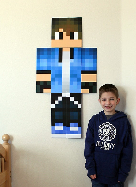 Headcraft Wall Art: Life-Size CUSTOM skin by player by 