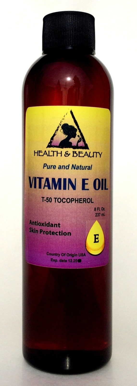 8 oz TOCOPHEROL T50 VITAMIN E OIL Anti Aging Natural Premium