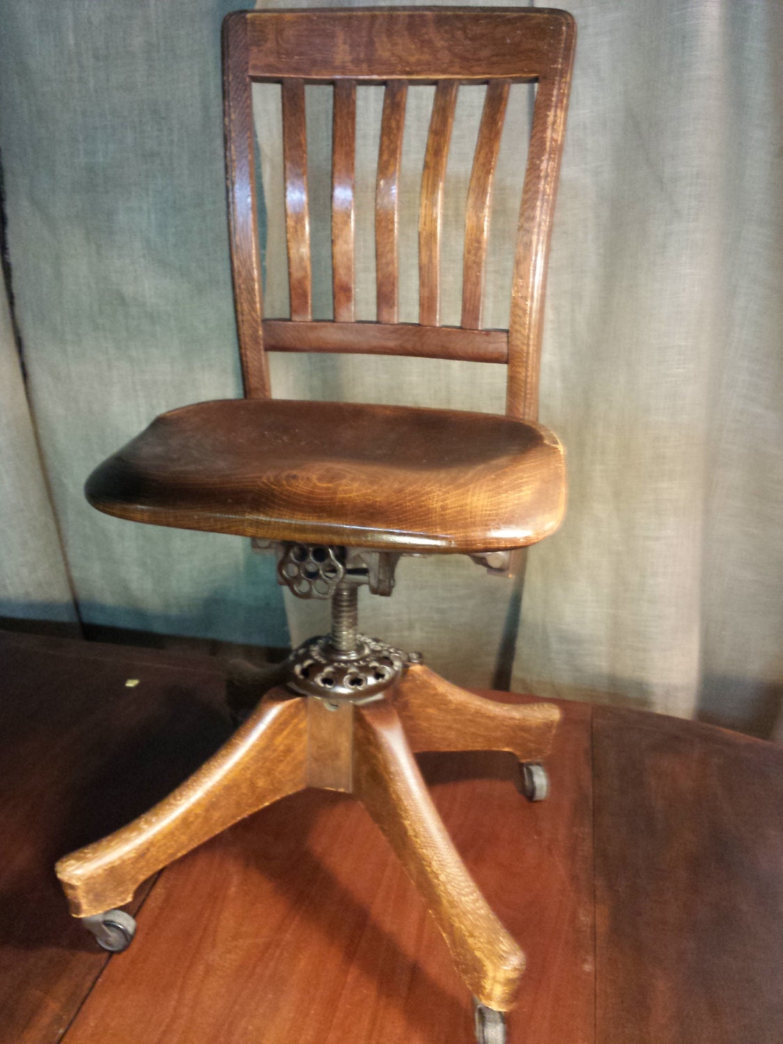 Milwaukee Chair company, banker comfort chair. Haute Juice