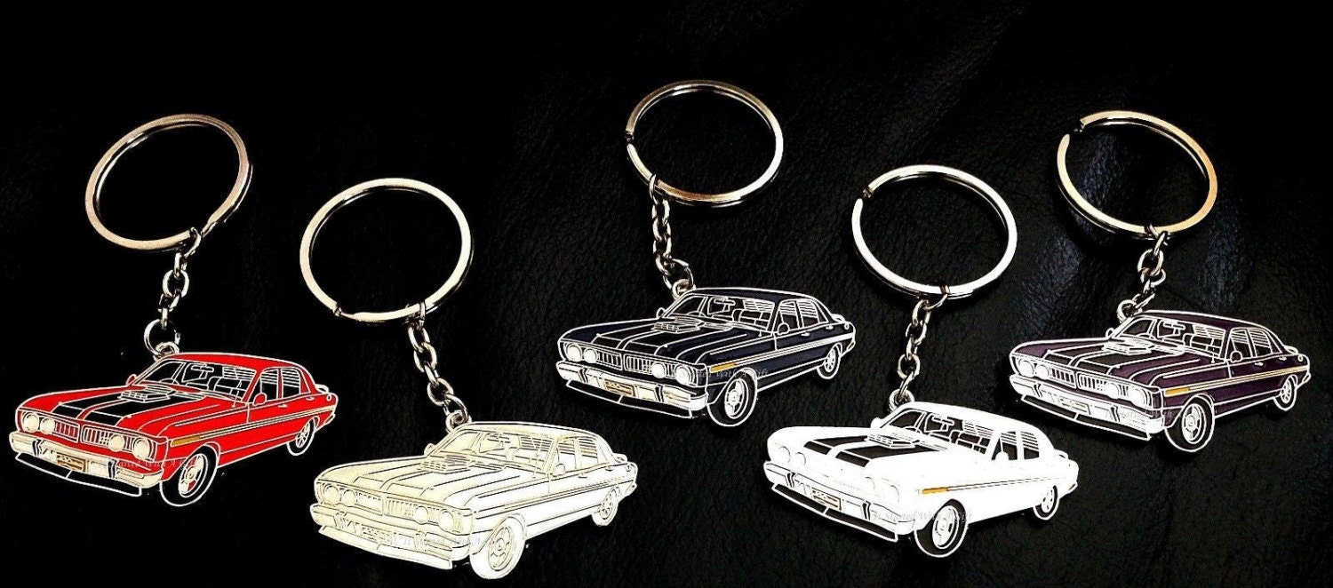 Ford Falcon XY Gt Key Chain by TruelyMemorableGifts on Etsy