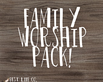 JW Family Worship Pack Jehovah's Witness Family Worship Night Ideas Tools Worksheets Goals Sheet Couples