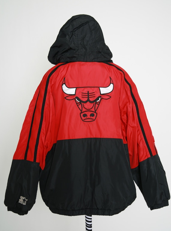 Vintage 80s Starter Jacket Vintage Chicago Bulls by ThyLoveth