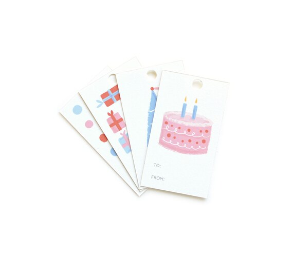 Birthday Assorted Gift Tags
