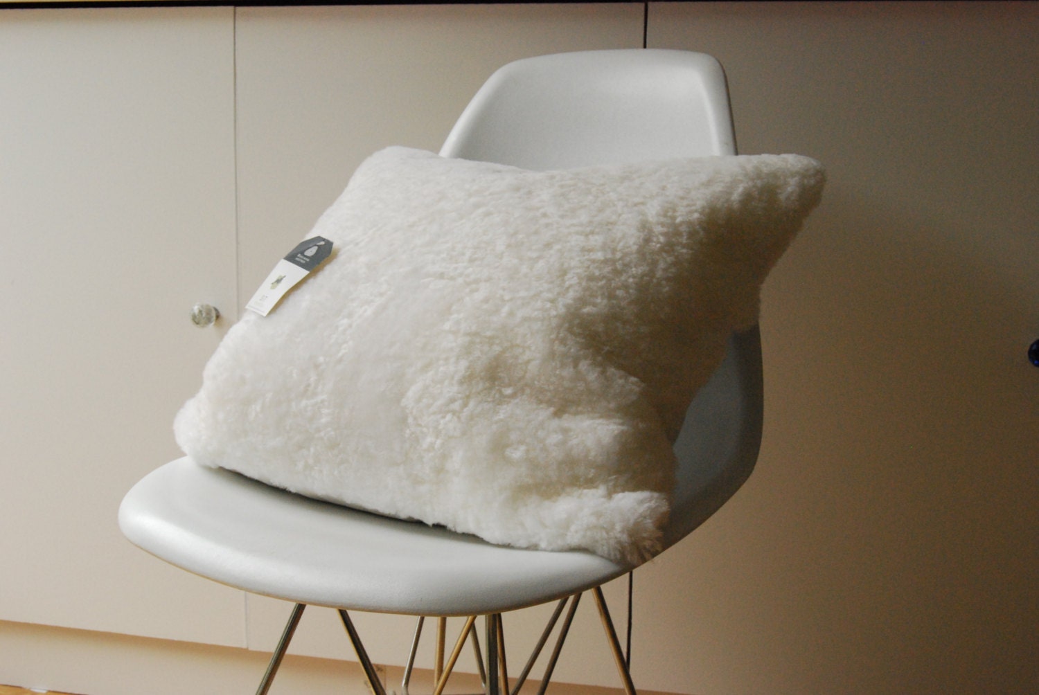 sheepskin cushion