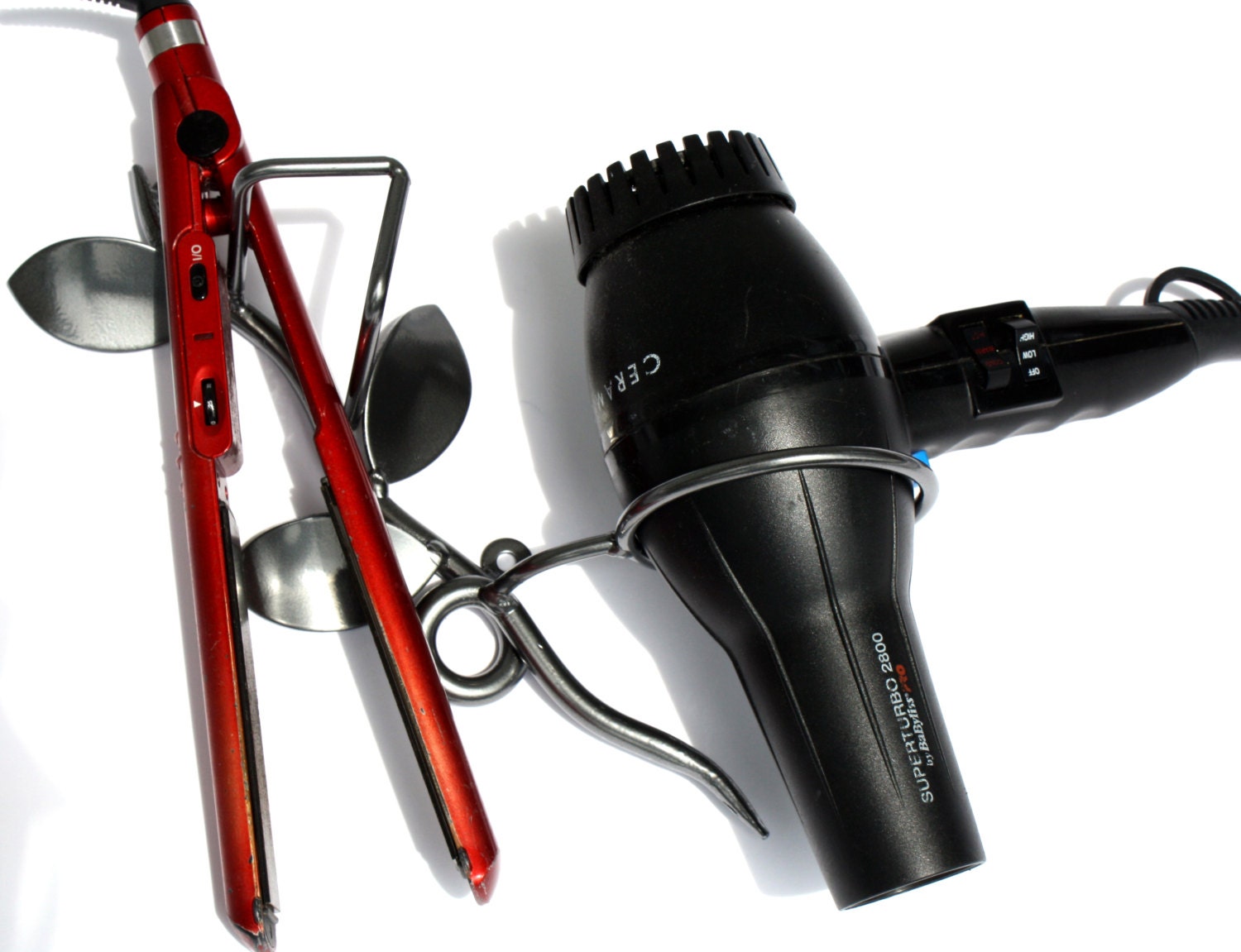 Hair Straightener and Hair Dryer Holder
