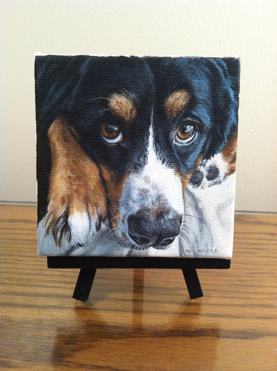 Original Hand Painted Custom Pet Portraits by HolderFineArtStudio