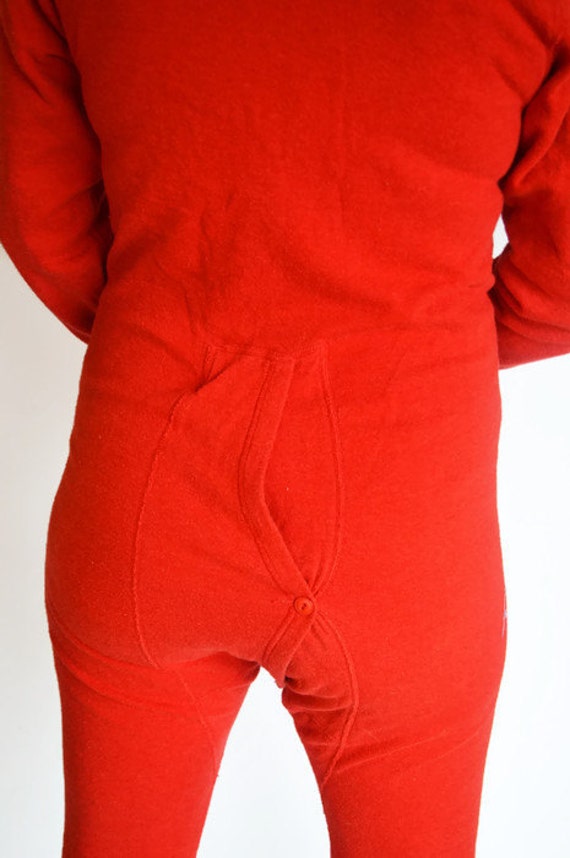 Vintage L.L.Bean Red Union Suit / Long Johns/ by YellowWoodVintage