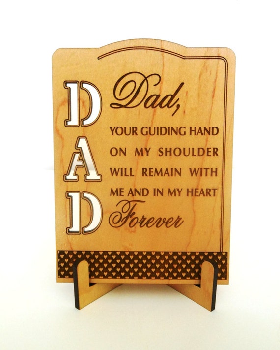 Dad Greeting Card / Dad Postcard with stand Dad Tabletop