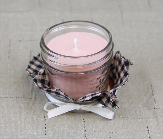 Soy 4 Oz Jelly Jar Candle In Vanilla Hazelnut Scent With 2511