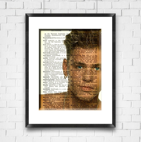 Corey Haim Dictionary Art Print Handmade by TheJewelsofKingwood