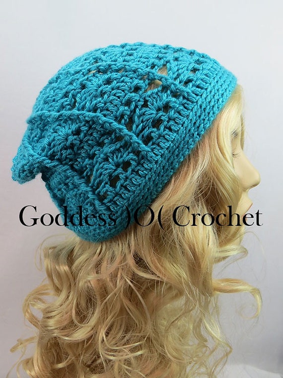 crochet ponytail hat pattern The  Slouchy Crochet Beanie Hippie Hat  Beanie Dani Pattern Boho