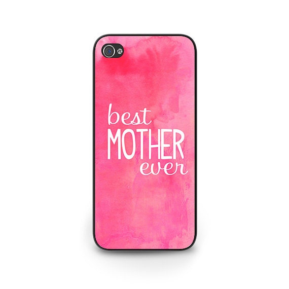 Best Mom Ever Phone Case Pink Watercolor Phone Case