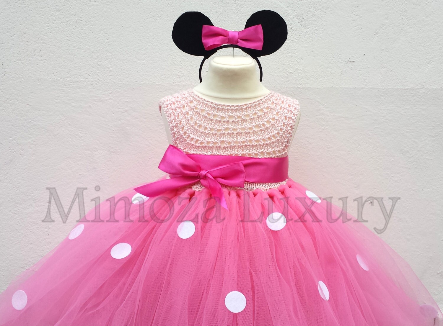 Minnie mouse tutu dress Pink Minnie mouse dress Minnie mouse