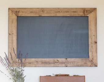 Rustic Wooden Chalkboard, Framed Chalkboard, Birthday Chalkboard, Kitchen Chalkboard, Farmhouse Decor, Rustic Home Decor, Chalkboard Sign