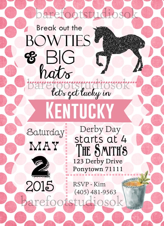 Kentucky Derby Party Invitations Free 9