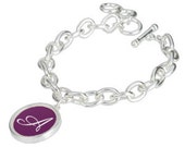 The Blue Béret Charm Bar - Luxe Initial Charms